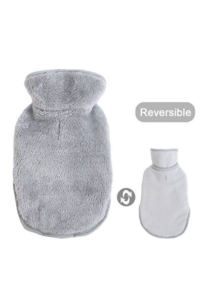 Choice سترة شتوية رمادية دافئة للكلاب الصغيرة والمتوسطة الحجم ، مزدوج الوجهين...