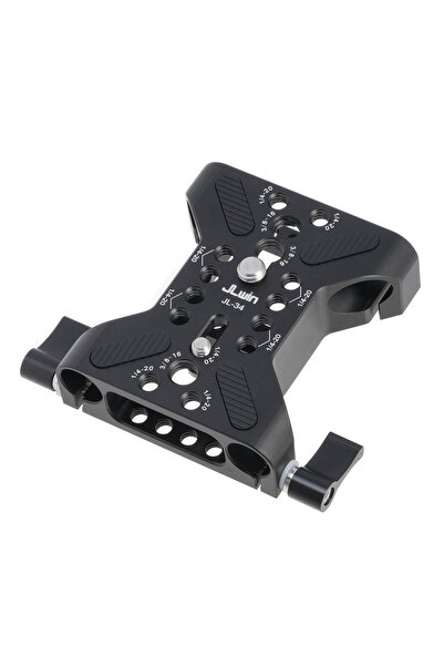 Choice قاعدة كاميرا سوداء متعددة الأغراض مع مشبك تثبيت قضيب 15 مم، قاعدة تثبي...