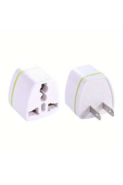 Choice 1pc WHITE 2/1PCS Universal US Plug Adapter International AU UK EU To U...