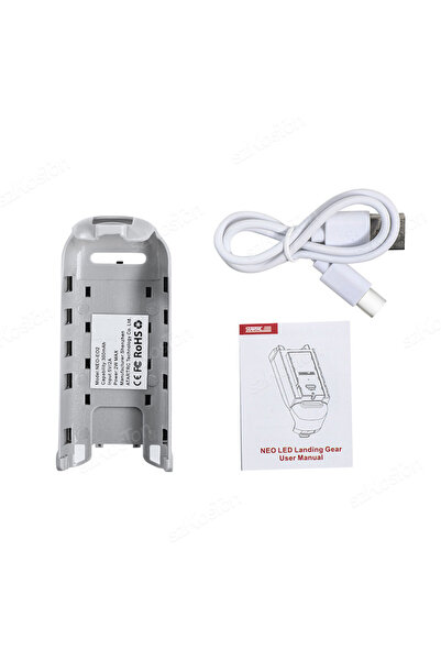 Choice مصباح ليلي أبيض لهيكل هبوط طائرة DJI NEO بدون طيار، مزود بحامل ثلاثي ا...