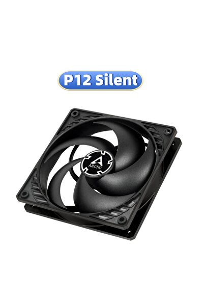 Choice NO RGB black Arctic Fan P12 SILEN ARCTIC P12 Silent Black 120mm Case F...