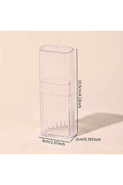 Choice Clear 1pc Transparent mini cotton swab box, band aid box, compact and ...