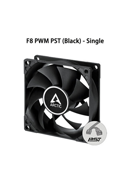 Choice مروحة تبريد سوداء بدون إضاءة RGB، طراز F8 PWM PST، من ARCTIC، طراز F8 ...