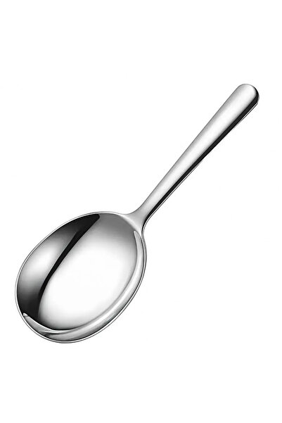 Choice1 1 قطعة مغرفة من الفولاذ المقاوم للصدأ لتقديم الحساء والأرز وملعقة تقد...