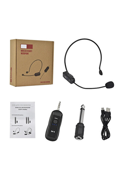 Choice1 ميكروفون لاسلكي 2.4 جيجا هرتز، 1 إلى 1، لسماعات الرأس مع مكبر صوت، عا...