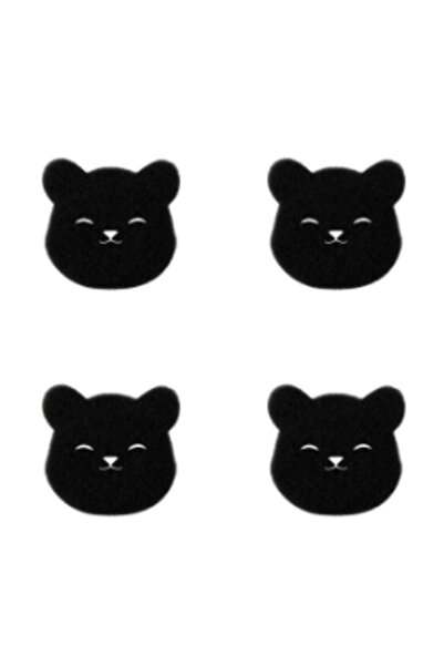 Choice1 4 قطع من إسفنج الغسيل لإزالة الشعر، كرة غسيل على شكل دب، أداة لالتقاط...