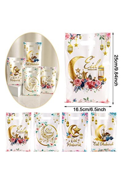 Choice 50pcs 1 10/20/50pcs Ramadan Kareem Gift Packing HandBags Plastic Candy...