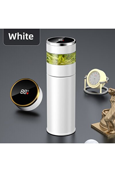 Choice 450ml WHITE 316 Stainless Steel Thermos For Tea Vacuum Insulated Water...