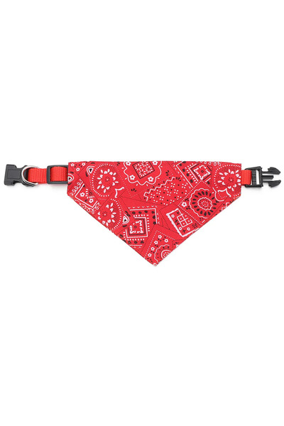 Choice10 S 24-40cm Red Adjustable Triangular Bandage For Pet Dog Cat Washable...