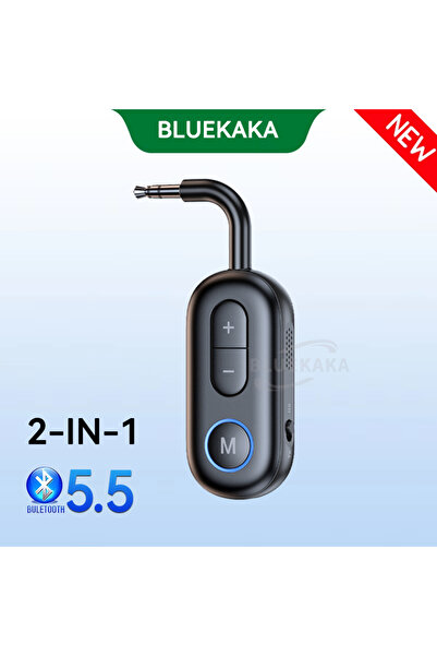 choice2 2-IN-1 BT5.5 Black Airplane Bluetooth5.5 Adapter 3.5mm AUX Wireless A...