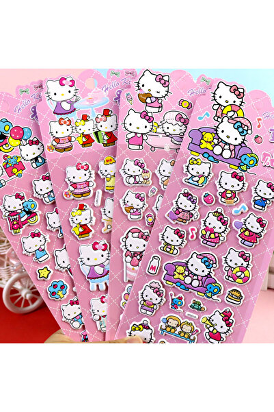 Choice4 4PC 4Pcs Hello Kitty DIY Notebook Album Diary Handbook Decoration Scr...
