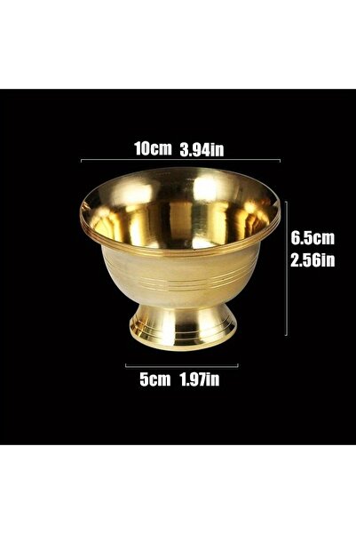 choice2 وعاء شرب نحاسي صغير نقي 10 سم، كوب ماء مقدس تبتي إبداعي، كوب شاي من ج...