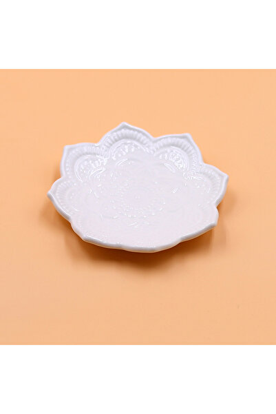 Choice1 White 1Pcs Ceramic Jewelry Display Tray Holder Organizer Storage Irre...