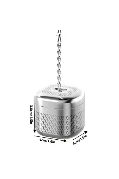 Choice one size Stainless Steel Square Tea Infuser Extra Fine Mesh Loose Tea ...
