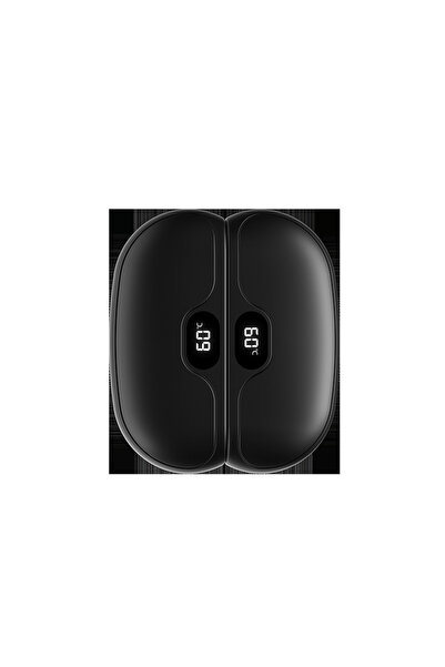 Choice مدفأة يدوية مغناطيسية سوداء بسعة 4000 مللي أمبير، قابلة للشحن عبر منفذ...