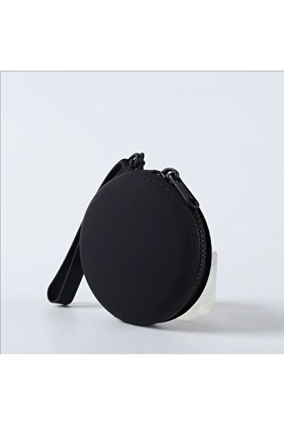 Choice حقيبة سيليكون سوداء واحدة لحفظ مكافآت الحيوانات الأليفة، حقيبة سفر محم...