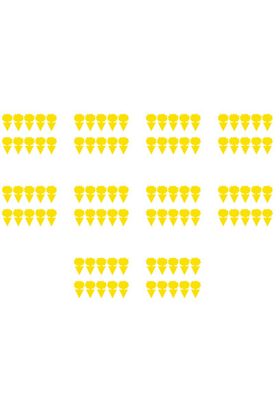 Choice18 sunflowers-100PCS ​10-100pcs Insect Traps Protect The Plant Sticky T...