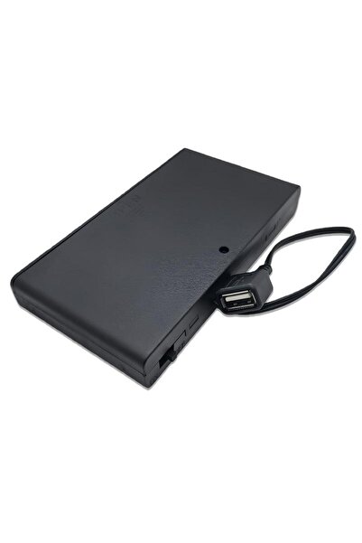 Choice 1pcs Portable USB Battery Case USB Mini Power Supply Battery Box 8 AA ...