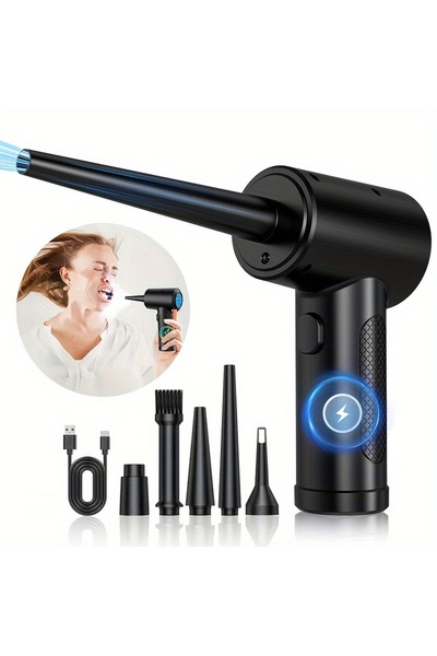 Choice C4915-1 WirelessUSBRechargeable Air Duster - Powerful Compressed Air B...