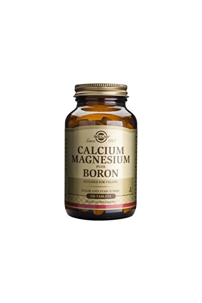 Solgar Calcium Magnesium Plus Boron 100 Tablets