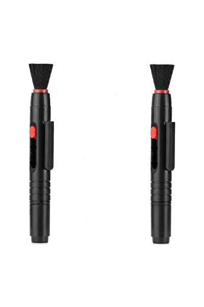 Choice1 قلمان لتنظيف العدسات مزودان بفرشاة ناعمة ورأس كربوني مزدوج الجوانب لع...