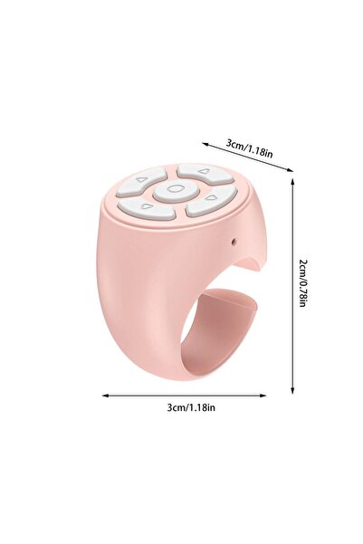 Choice1 Pinks Scrolling Ring Wireless Finger Shutter Remote Control Page Turn...