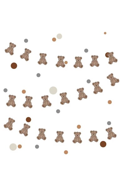 Choice1 3 مجموعة من 2.5 متر من زينة عيد ميلاد لطيفة على شكل دب، لافتات عيد مي...