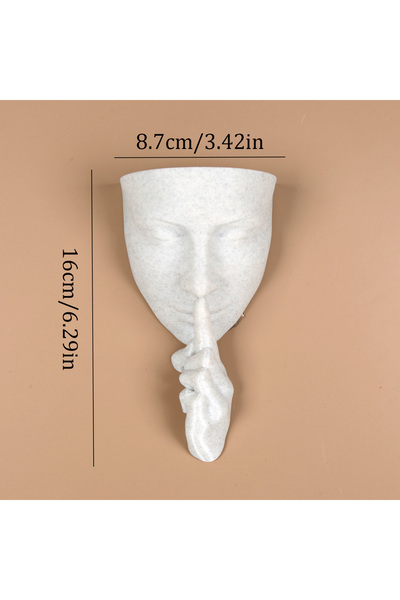 Choice وعاء زهور جداري من الرخام W1570، ديكور نباتي إبداعي، زهور جدارية على ا...