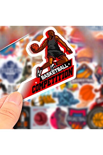 Choice 50pcs 50Pcs Graffiti Basketball Stickers Sports NBA Basketball Stars S...