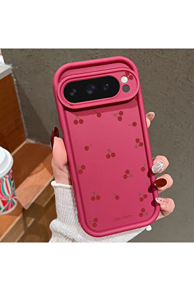 Choice Google Pixel 9a A730 Wine Red Little Cherry Pattern TPU Phone Case For...