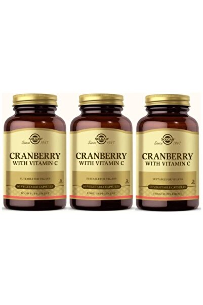 Solgar مستخلص التوت البري مع فيتامين سي 60 كبسولة 3 قطع