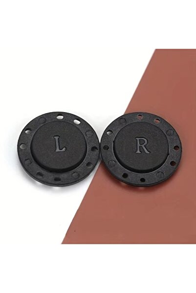 Choice3 2 Pairs Black 2pairs Invisible Magnetic Snap Button Clothes Round Pla...