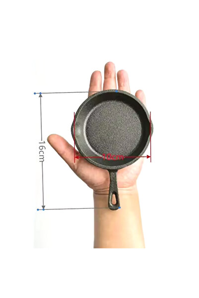 Choice1 Iron handle Mini Cast Iron Frying Pan Non-Stick Omelette Pan Portable...