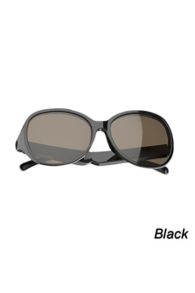 Choice نظارات بلوتوث ذكية سوداء F07، سماعات رأس لاسلكية، صوت عالي الدقة، عدسا...