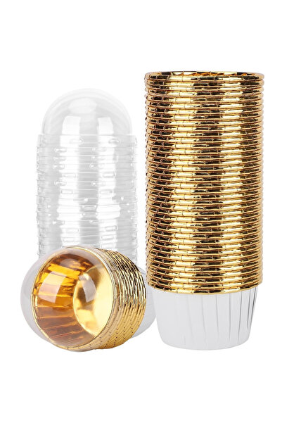 Choice6 ٥٠ قطعة من ورق تغليف الكب كيك الأبيض، أكواب خبز، علب مافن، أكواب كيك،...