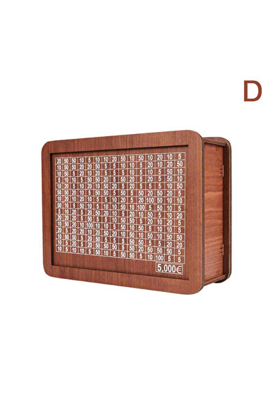 Choice4 D5000 capacity Money Box Piggy Bank Wood Money Bank, Reusable Money B...