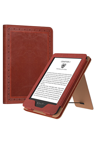 Choice5 جراب عتيق من قماش التويل لجهاز كيندل 6 بوصة (الجيل الحادي عشر، إصدار ...