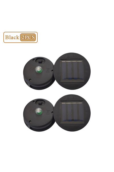 Choice3 Black-2PCS 1-8PCS Solar Lantern Replacement Parts Outdoor Hollow Proj...