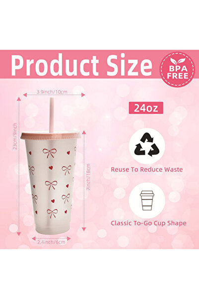 Choice زجاجة ماء واحدة بتصميم كاواي، كوب أنيق للقهوة المثلجة والعصير والشاي، ...