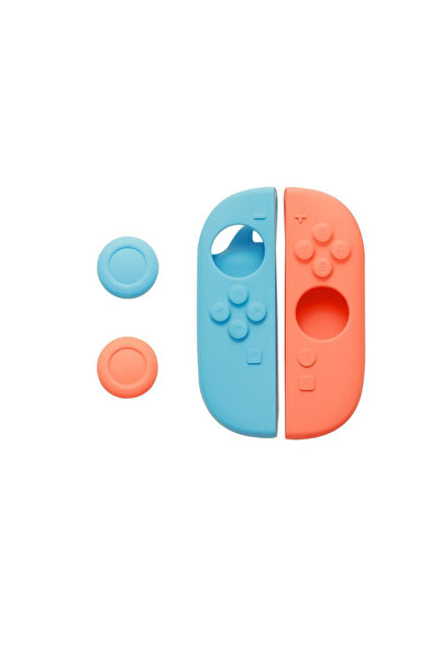 Choice حزمة D مطورة لغطاء حماية من السيليكون لجهاز التحكم Joy-Con 2 لجهاز Swi...