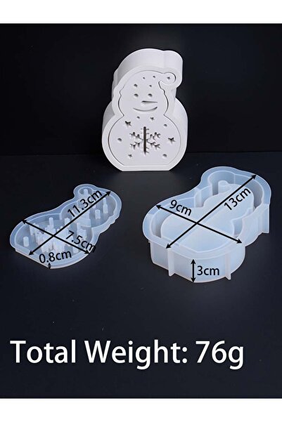 Choice 03 Christmas Series Silicone Mould 3D Santa Claus Christmas Tree Snowm...