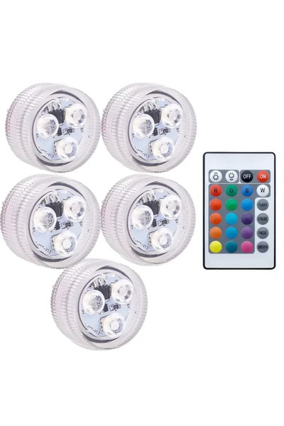 Choice3 3LED 5PCs 1 remote 10Led RGB Dive Fish Light LED Underwater Lamp Remo...