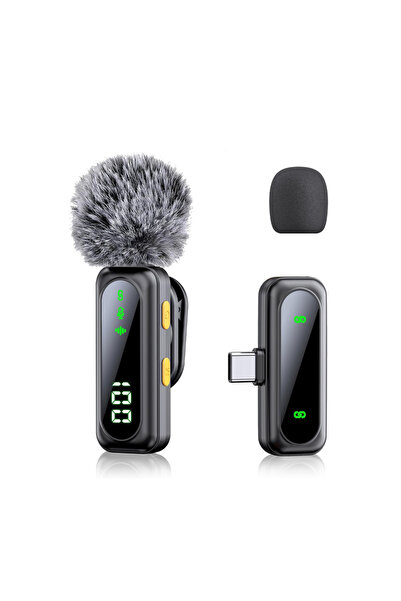 Choice 1in1 for Type-C Professional Wireless Lavalier Microphone Plug and Pla...