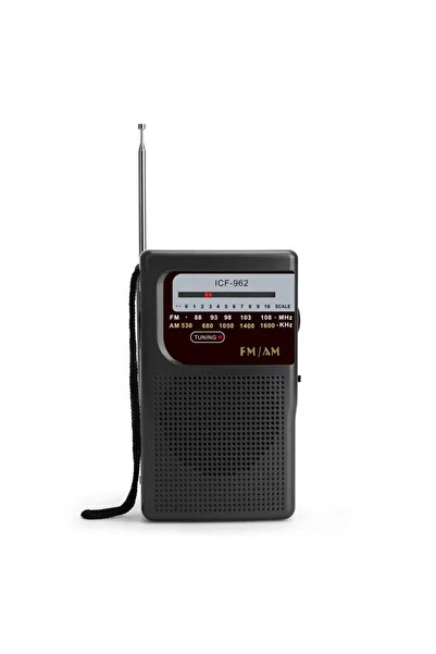 Choice VIKEFON Black Outdoor Radio Stereo Radio ICF-962 AM/FM Pket Pointer Ra...
