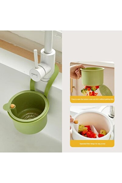 Choice Green Kitchen Sink Filter Strainer Multifunctional Drain Basket Fruit ...