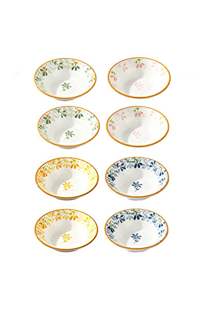 Choice1 8 sauce dishes 4/8 Ceramic Seasoning Dishes (Four Seas Flower). For S...