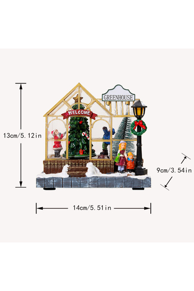 Choice Multicolor Christmas Village House Figurines Lighted Christmas Collect...