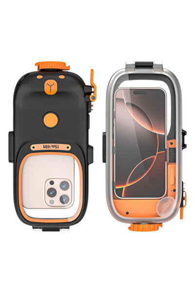 Choice1 جراب وحزام أسود مقاوم للماء بمعيار IP68، مقاوم للماء حتى عمق 15 مترًا...