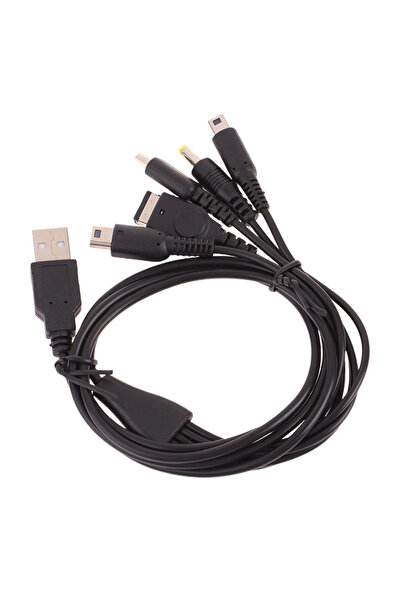 Choice كابل شحن سريع KOQZM بطول 1.2 متر، قطعة واحدة، 5 في 1، سلك شاحن ألعاب U...