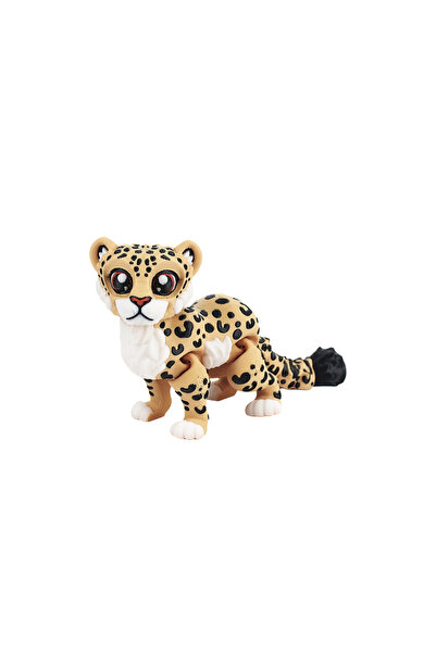 Choice S 1pc 3D printed cheetah, integrated articulated simulation animal mod...